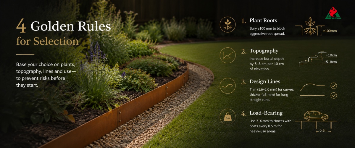 metal garden bed edging